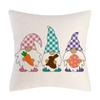 Чехол для подушки «Счастливая Пасха» с принтом кролика и яиц, чехол с кроликом, домашний декоративный чехол
