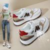 INS корейская обувь для папы на платформе, новые летние уличные студенческие кроссовки для бега, увеличивающие рост, для отдыха Kt2630