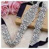MissRDress Bridal Belt Wedding Belt Silver Sashes Crystal Wedding Belts