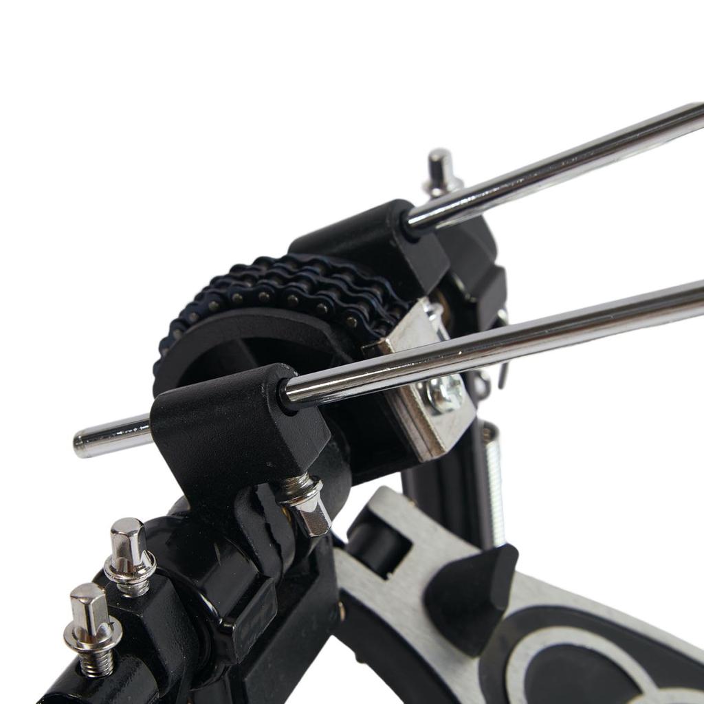 Двойная педаль Двойная басовая педаль Прямой привод Бас-барабан с ножной педалью Решетка Дизайн Двойная барабанная педаль Регулируемая ударная установка Аксессуары для ударных инструментов Высокий