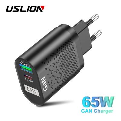 Адаптер быстрой зарядки USB-C PD 65 Вт для ноутбука MacBook Pro Быстрое зарядное устройство Type-C для iPhone 13 12 Pro Max iPad Huawei Xiaomi Samsung