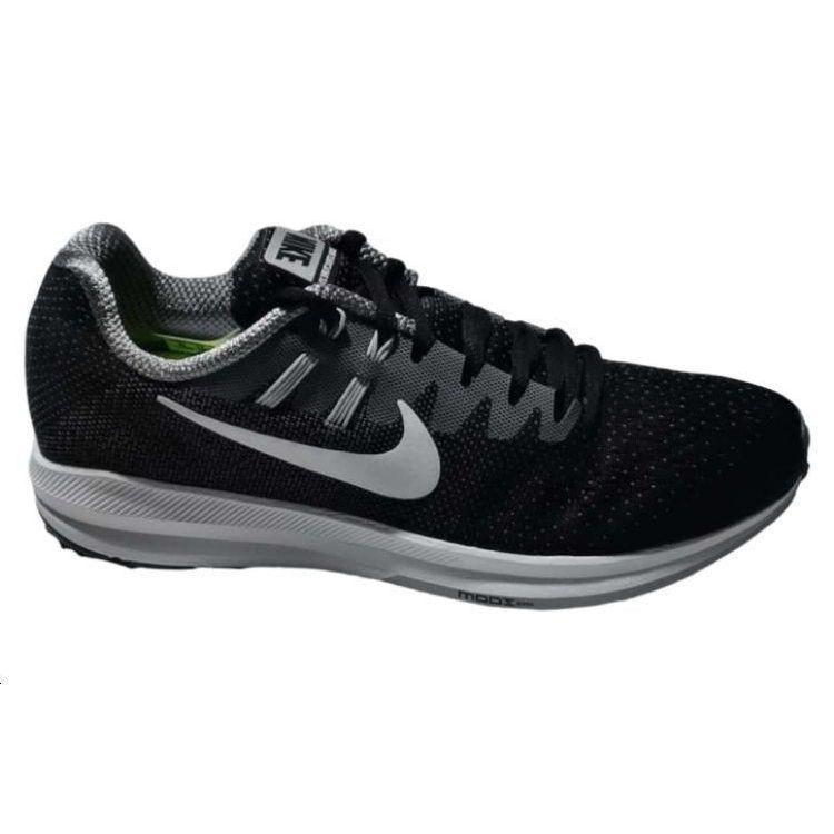 Nike Мужские кроссовки Air Zoom Structure 20 Black White-Cool-Grey-Wolf-Grey 849576-003