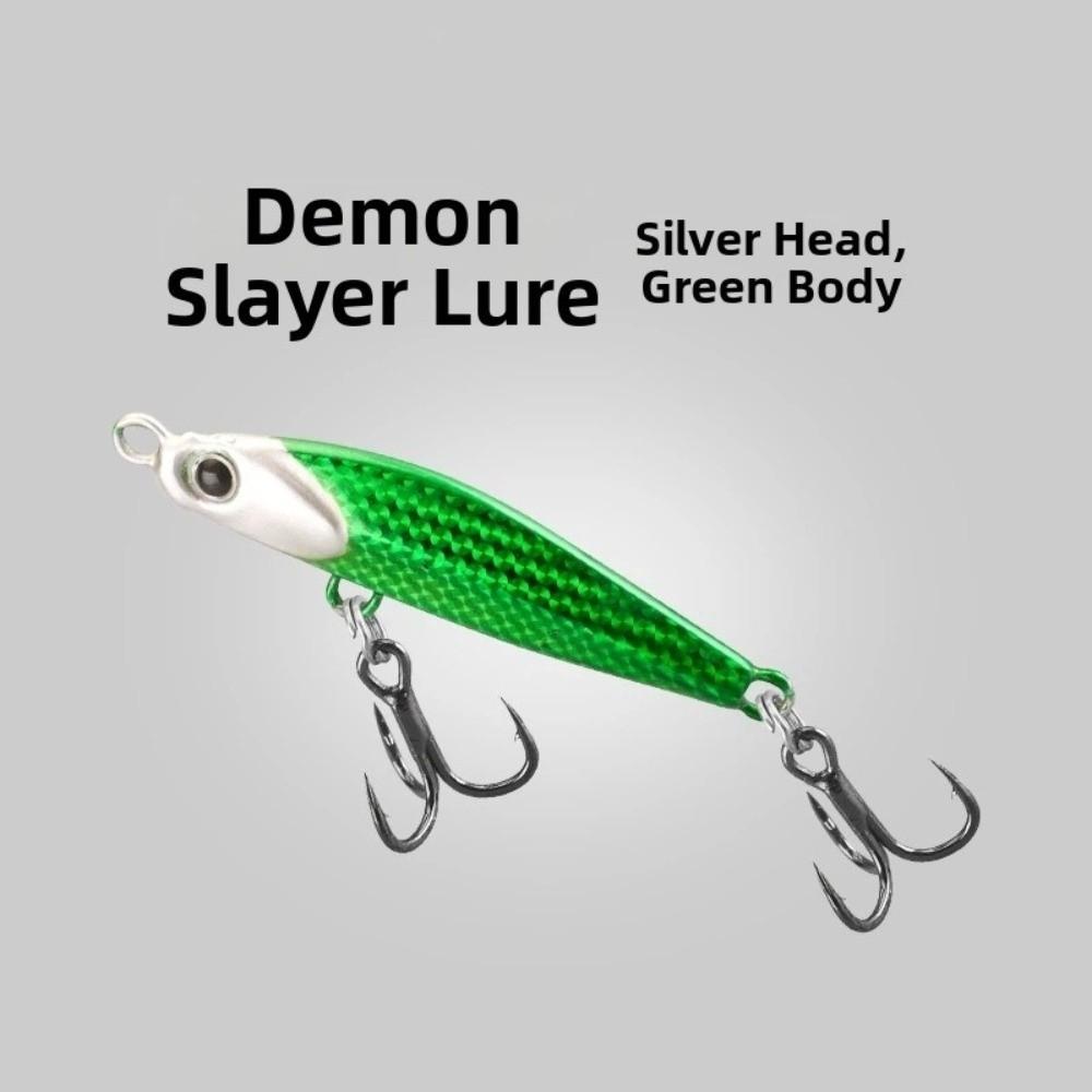 5pcs/Box 3D Eyes Design Sinking Vibration Baits Fishing Spoon Lure Artificial Lure Fishing