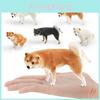 ПВХ Реалистичная Фигурка Щенка Сиба-ину для Детской Познавательной Игры Декор Животных