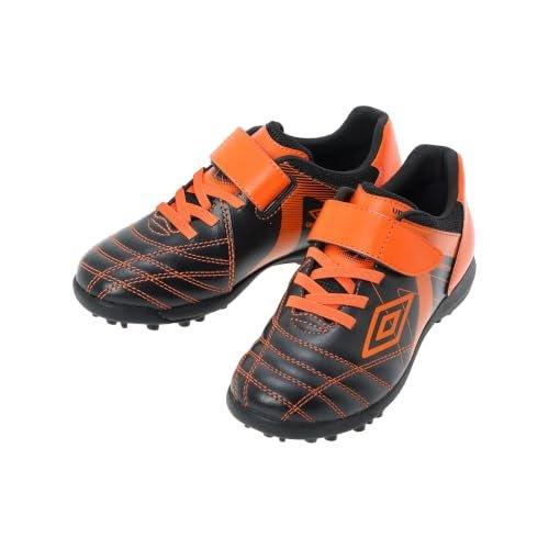 Umbro Junior Soccer Shoes ACCERATOR SB JR WIDE Black Orange Kids Football Cleats UF6FCST2J