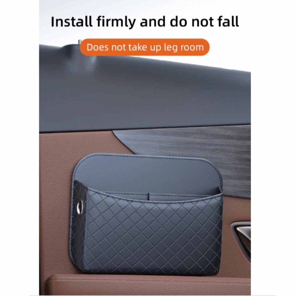 Self-adhesive Car Seat Side Organizer Multifunctional Car Storage Bag Vehicle