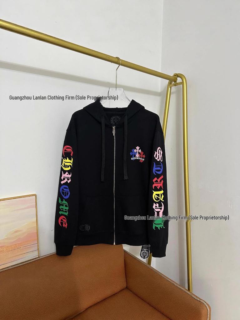 Европейский тренд Худи на молнии CH25: Простая классика для осени/зимы