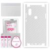 apgo Protective Skin Sticker for the Back+sides Compatible with Xiaomi Mi Mix 2S, Full Wrap Film, Foil, Vinyl - Pattern Transparent Carbon