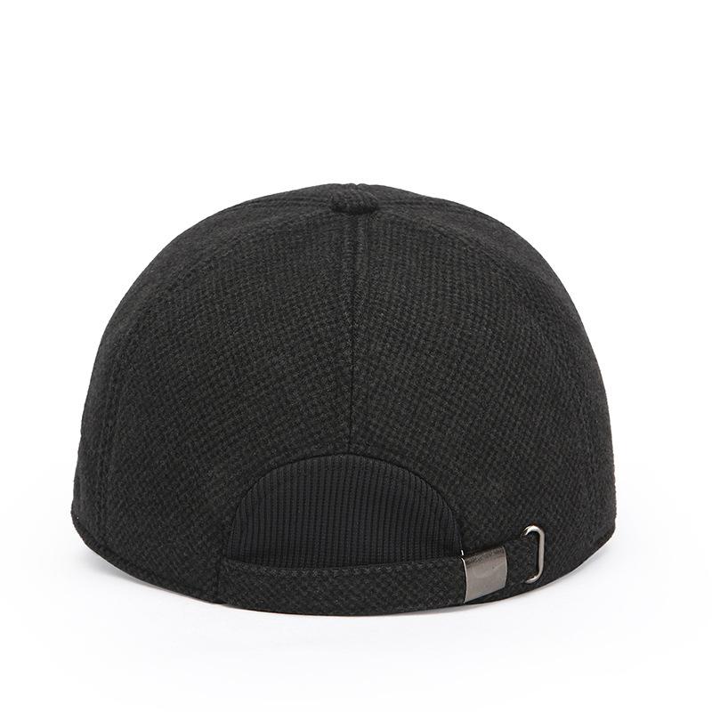 Зимние шапки для мужчин среднего и пожилого возраста, утепленные флисовые наушники, хлопковые шапки, мужские шапки, бейсболки для активного отдыха