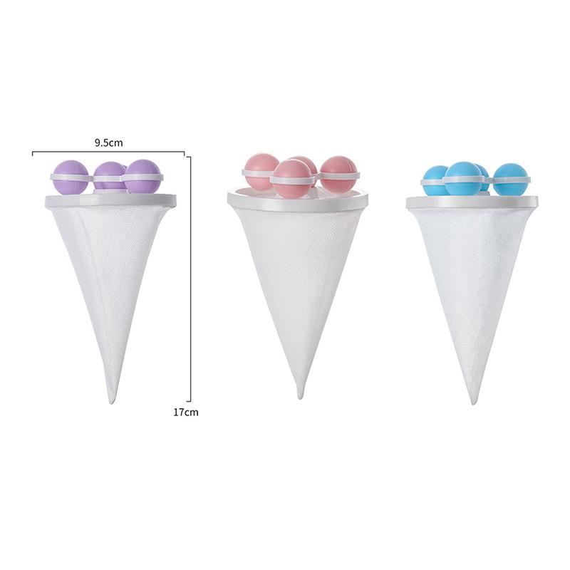 3Pcs/Set Washing Machine Filter Hair Lint Catcher Remove Dirt Laundry Ball Clothes Anti-Winding Cleaning Tool Household Products