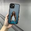 Чехол для телефона T-TINI M-Martina Stoessel Для Iphone 17 16 15 14 13 12 Pro Max Xr Air Plus Черный Жесткий Чехол с Ощущением Кожи