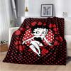 Cartoon Anime cute B-Boop MISS Super Soft Throws Blanket,Warm Cozy Blanket for Bed,Couch,Sofa,Bedroom,Living Room,Travel,Camping