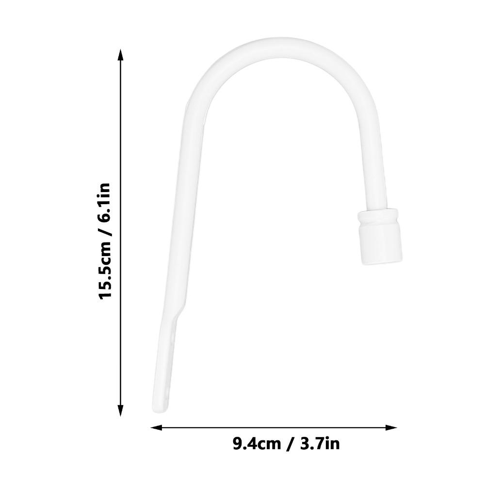 2Pcs U Shaped Curtain Tiebacks White Window Curtain Holdbacks Decorative Drapery Holdbacks  Office