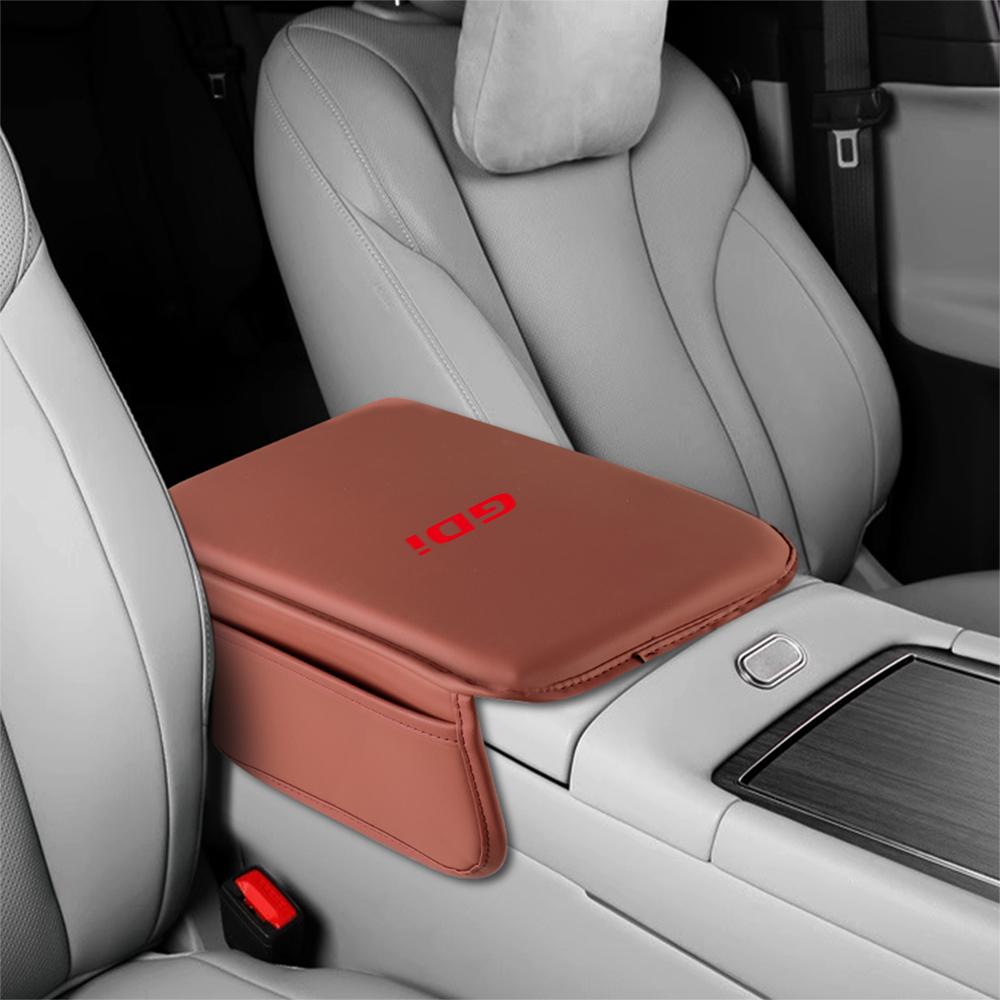 Car Armrest Pad Center Console Arm Rest Box Cover Protective Mat Auto Accessorie For Hyundai Tucson Solaris i20 i30 ix20 ix25 MM18
