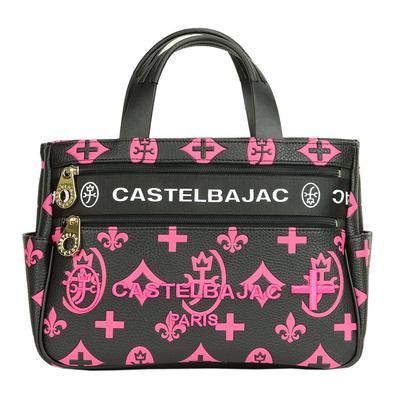 Сумка-тоут с золотой молнией 068531 [Castelbajac] (розовый (ПБГ))