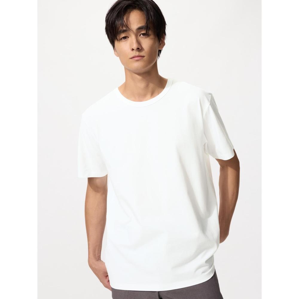 Uniqlo Футболка Japan Air Rhythm Cotton с круглым вырезом