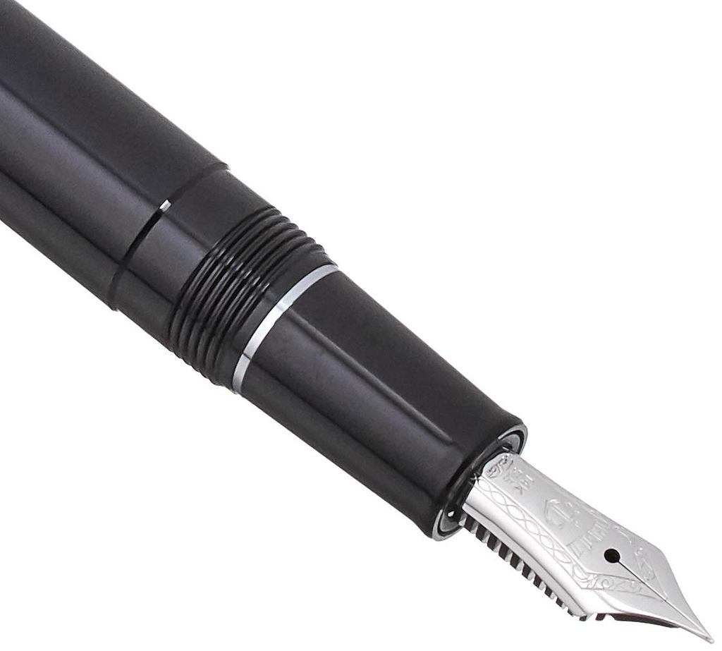 Sailor fountain pen Professional Gear Slim Silver Black Extra Fine ef 11-1222-120 (дополнительный штраф)