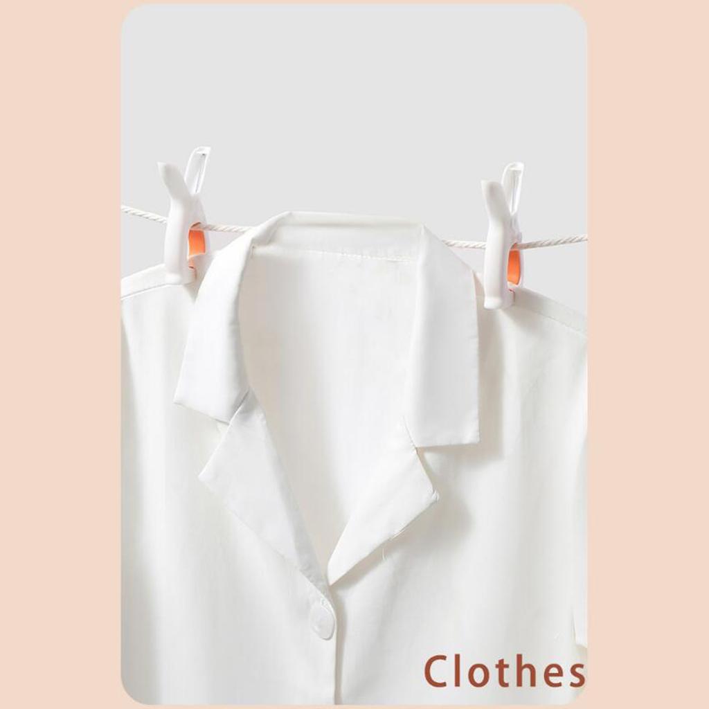 Rabbit Ears Windproof Clothespin Drying Clothes Fixed Quilt Plastic Clip Household Tools