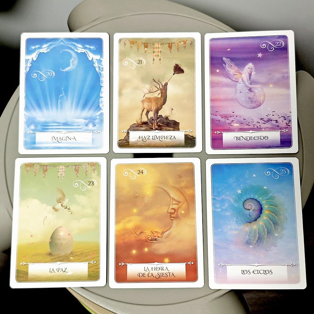 Oracle of Wisdom 10.5*7.5cm To Make Decisions In Life 52 Divination Oracle Cards Spanish Edition