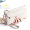 Women Vintage Soft Leather Wristlet Wallet Clutch Purses Portable Outdoor Handbag Shopping Commuting Bags