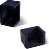 FUSCH Upper Hood Bumper Support, 2PCS Bumper Hood Rest Bushings, Channel Slide On, Compatible With Peterbilt 365, 367, 378, 379, 384, 386