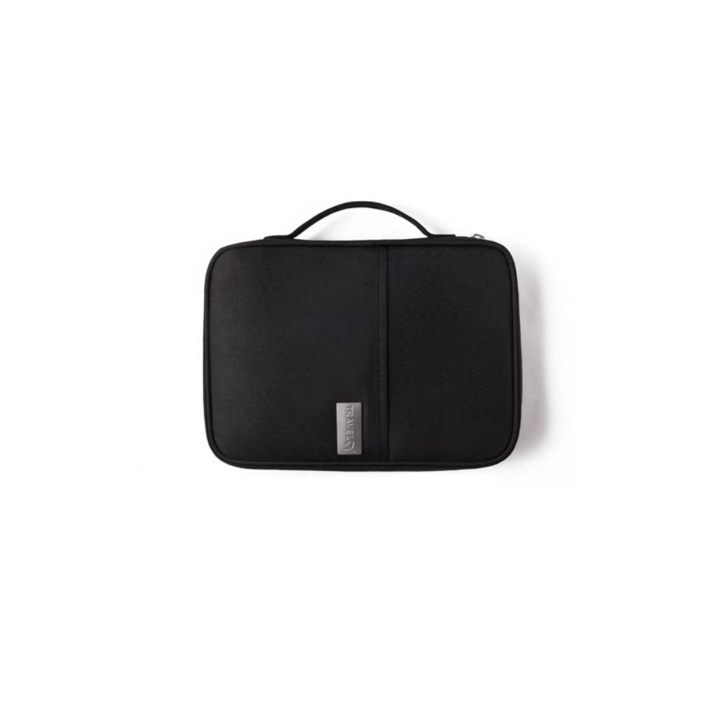 Large Capacity Passport Bag Solid Color Card Storage Bag Creative Travel Wallet Men