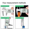 Professional Micrometer Gauge LCD Digital Vernier Caliper 0-150mm Caliper Measurement Tool with Unit Conversion
