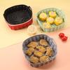 Non-stick Air Fryer Pot Baking Tray Square Airfryer Silicone Basket Durable Oven Tray  Restaurant