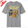 Funny FryDay Massacre Softstyle TShirt Potato Graphic Tee Dark Food Humor Shirt for French Fry Lovers Pun Fans Unisex Wear
