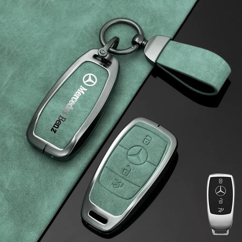 Новый 2025 Металлический Чехол-Оболочка для Автомобильного Ключа Для Mercedes Benz A C E S G-Класса GLC CLE CLA GLB GLS W177 W205 W213 W222 X167 AMG Аксессуар