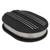 12in Oval Air Cleaner Black Aluminium Alloy Powerful Filtration Air Filter Replacement For Ford