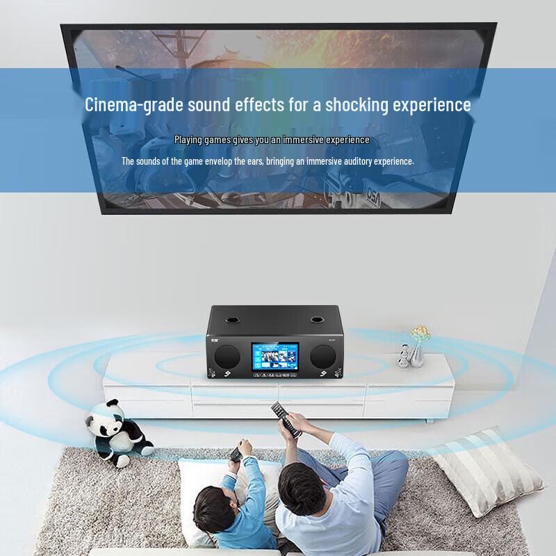Soaiy SA-AV107 Home Karaoke System with Display