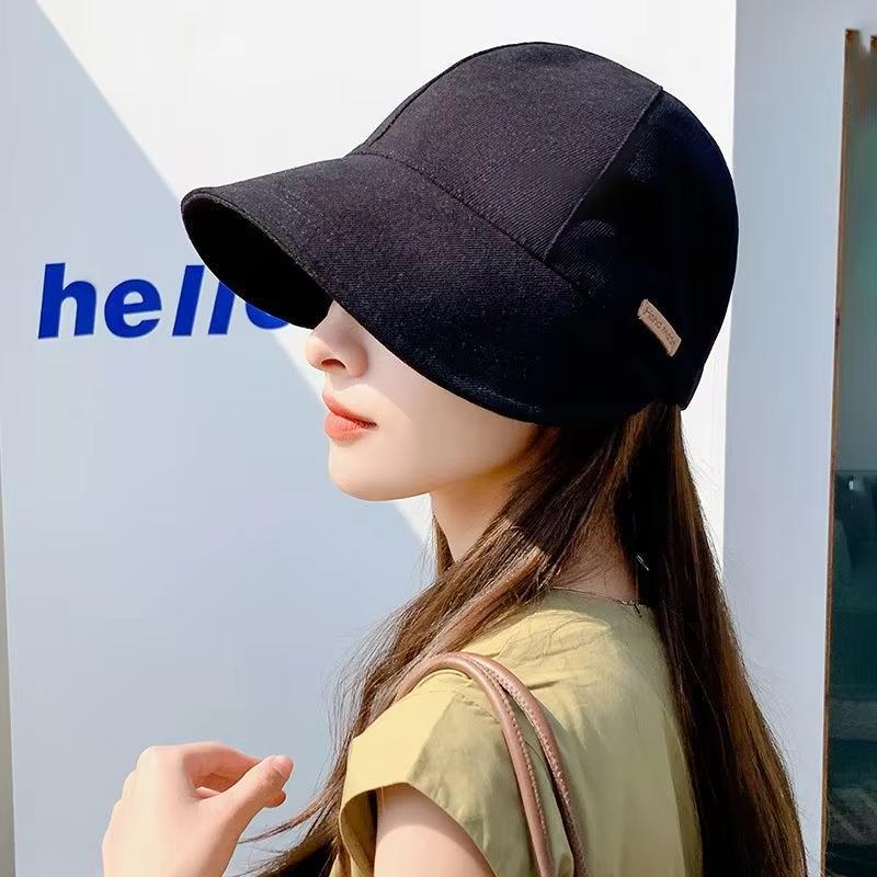 Women Solid Color Sunscreen Bucket Hat JK Korean Wide Brim Fisherman Hats For Lady Female New Drawstring Travel Golf Visors Cap