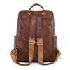 Большая вместительная винтажная кожаная сумка для женщин, дорожный рюкзак, модные школьные сумки для ежедневных поездок на работу