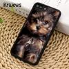 Чехол для телефона Krajews с собакой йоркширского терьера и щенком для iPhone 14 5 SE 6s 7 8 plus X XR XS 11 12 13 pro max Samsung S21 S22ultra Plus