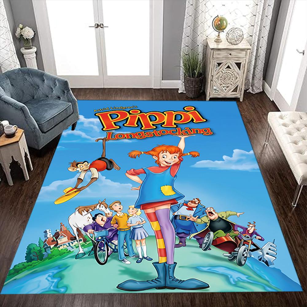Pippi Floor Rug Office Rug Perfect For Game Room Playrooms Living Rooms Decorate Room Antislip Carpet Decorate Offices Best For Christmas