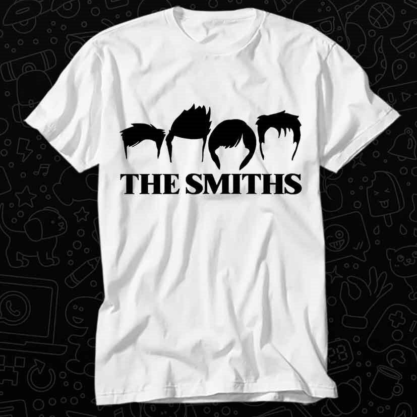 Футболка с постером рок-группы The Smiths в силуэте, артикул 454.