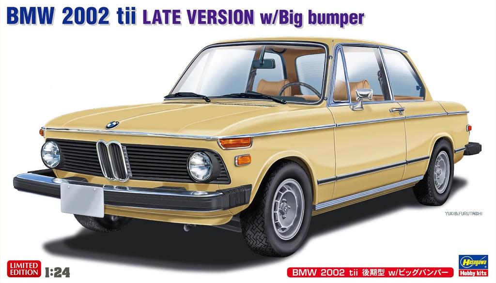 Hasegawa BMW 2002 tii Late Model with Big Bumper Plastic Model Kit 20756 1/24 (Automobile)