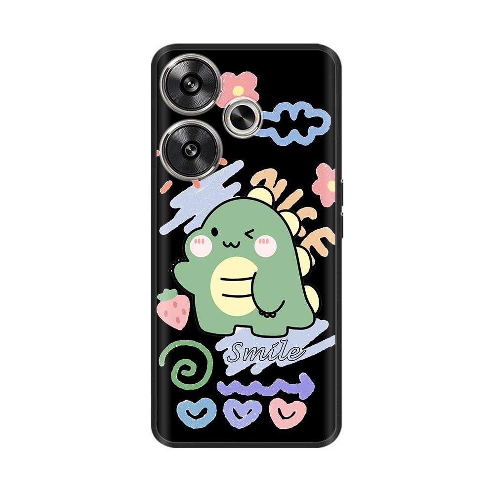 Shockproof Cover For Poco F6 Pro Case Animals Soft Silicone Bumper Cover For Xiaomi Poco F 6 PocoF6 Cases Funda Protective Shell