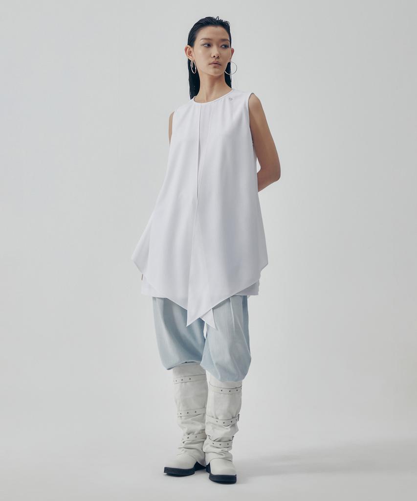 Teulimingbeodeu Soa Double Layered One-Piece [ White ]