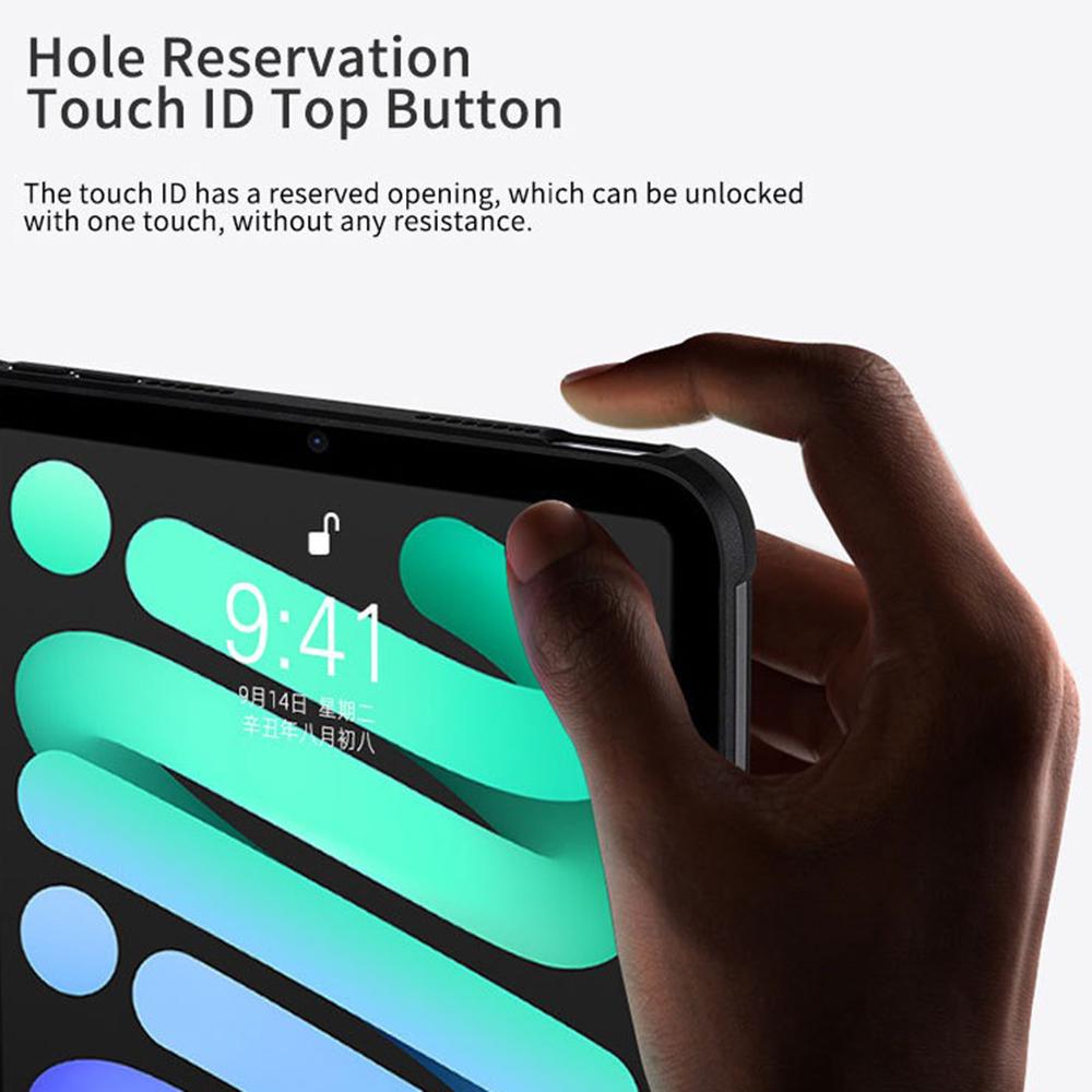 Для iPad Про 11 (2022)/(2021)/(2020)/(2018) Чехол ТПУ+Акрил+ПК Матовый Противоударный Чехол для Планшета