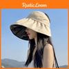 Складная регулируемая солнцезащитная шляпа с защитой от УФ-лучей для женщин, дышащая летняя кепка с широкими полями