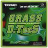Накладка для настольного тенниса TIBHAR Grass D.TeCS HEIGHTEN Длинные шипы BT018641 Красная 0.5
