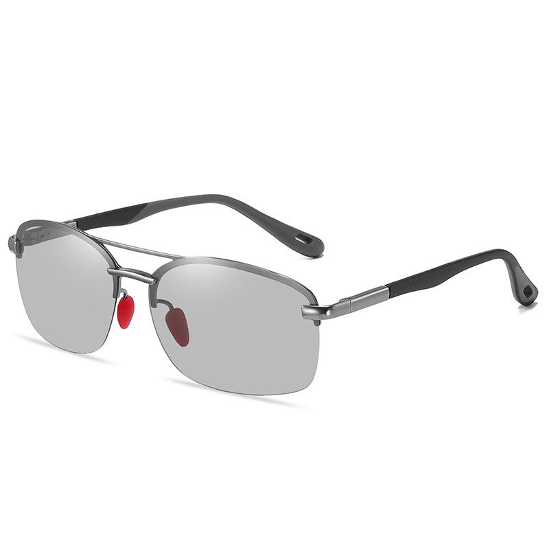 Мужские поляризационные солнцезащитные очки, модный дизайн, черные классические очки для вождения, рыбалки, спортивные очки дневного и ночного видения, фотохромные очки