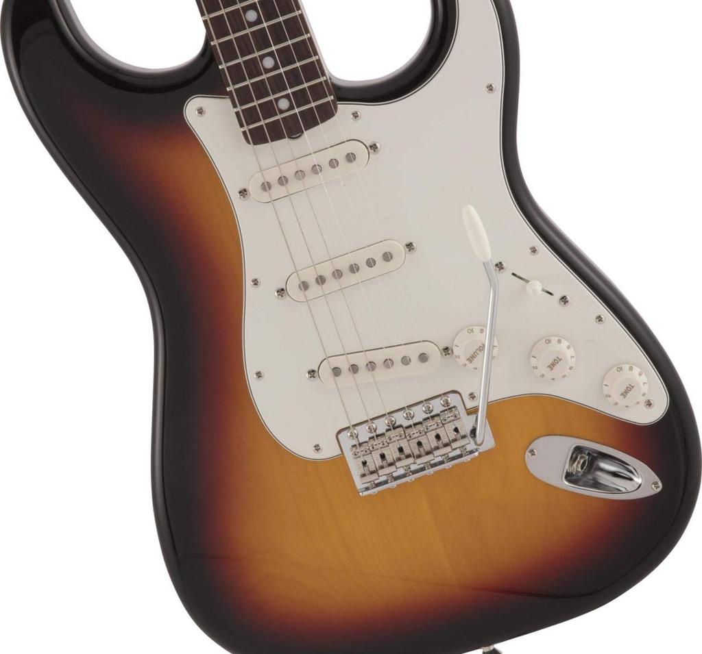 Fender Electric Guitar Made In Japan Traditional Late 60s Rosewood Sunburst Stratocaster®, Fingerboard, 3-Color