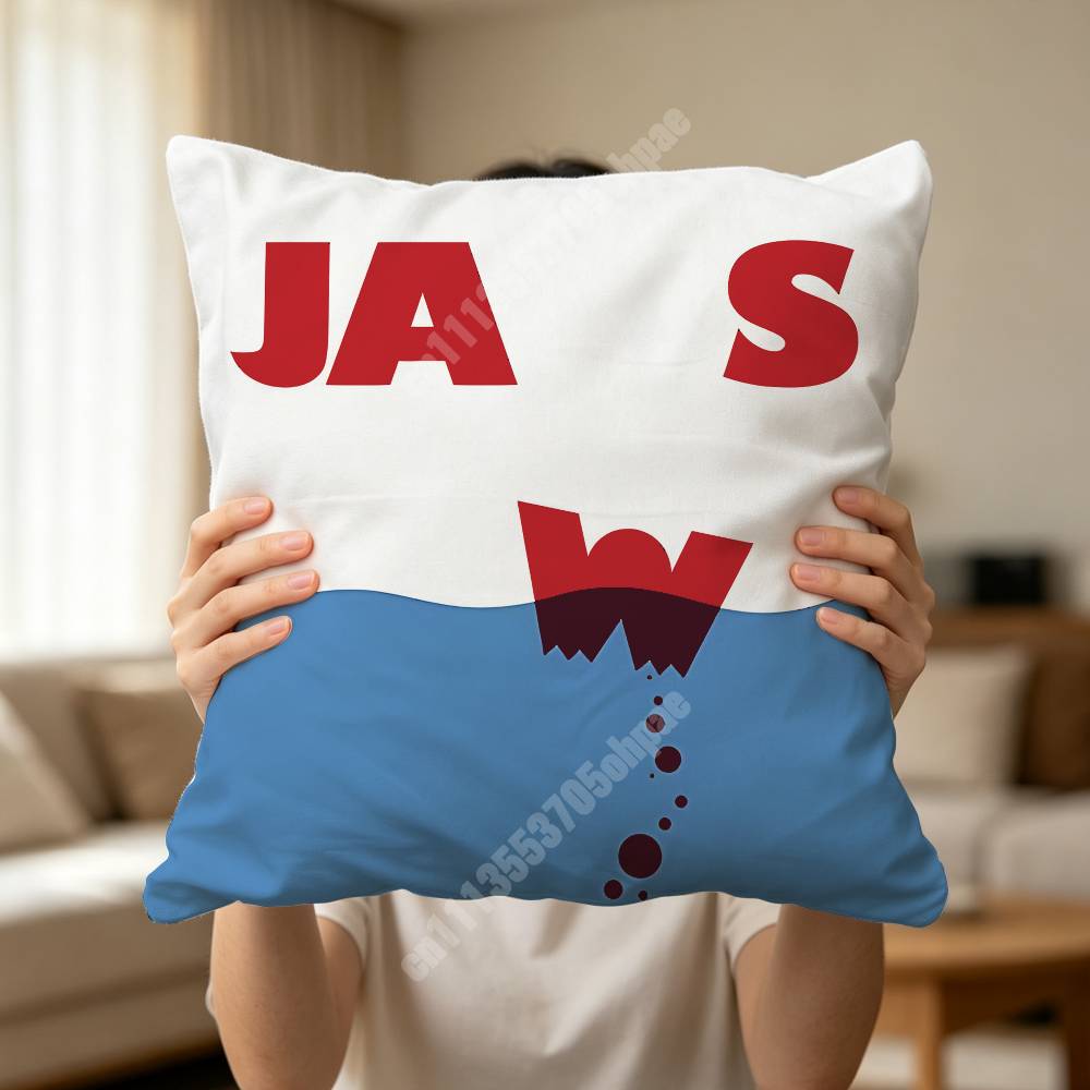 JJAWS Steven Movie Spielberg Sofa Couch Pillow Cover Cushion Case Home Bed Car Living Room Decoration