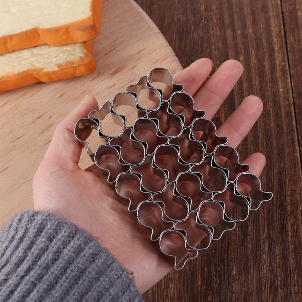 Non-Stick Fish Shaped Baking Mold Stainless Steel Biscuit Cutters Fondant Cookie Cutter Kitchen