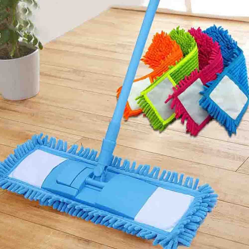 Coral Household Flat Mop для мытья полов, насадка для швабры, микрофибра, накладка для уборки пыли