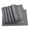 Tablemat 6Pcs PVC Kitchen Dinning Placemats for Table Dinner Mat Coaster Water Proof Table Pad Individuales Doilies Cup Mats