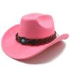 Suede Cowboy Hat Tibetan Accessories Men'S Jazz Top Hat Cowboy Hat